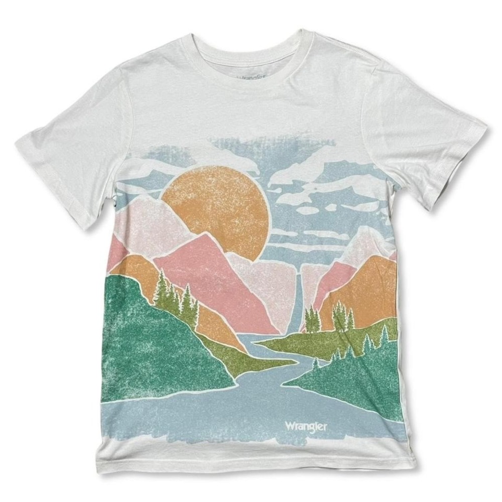 NWT Wrangler Landscape Art T Shirt Men's Size X-Small XS